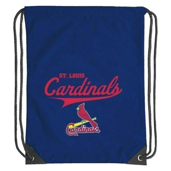 ST LOUIS CARDINALS MLB Baseball Team Logo Backsack String Backpack New - Picture 1 of 1